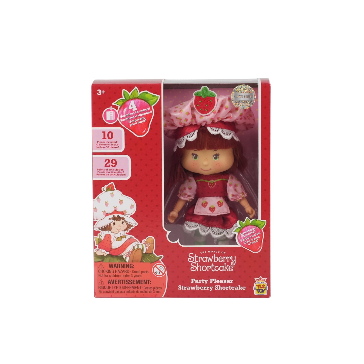 The Loyal Subjects Strawberry Shortcake 5.5-Inch Party-Pleaser Doll
