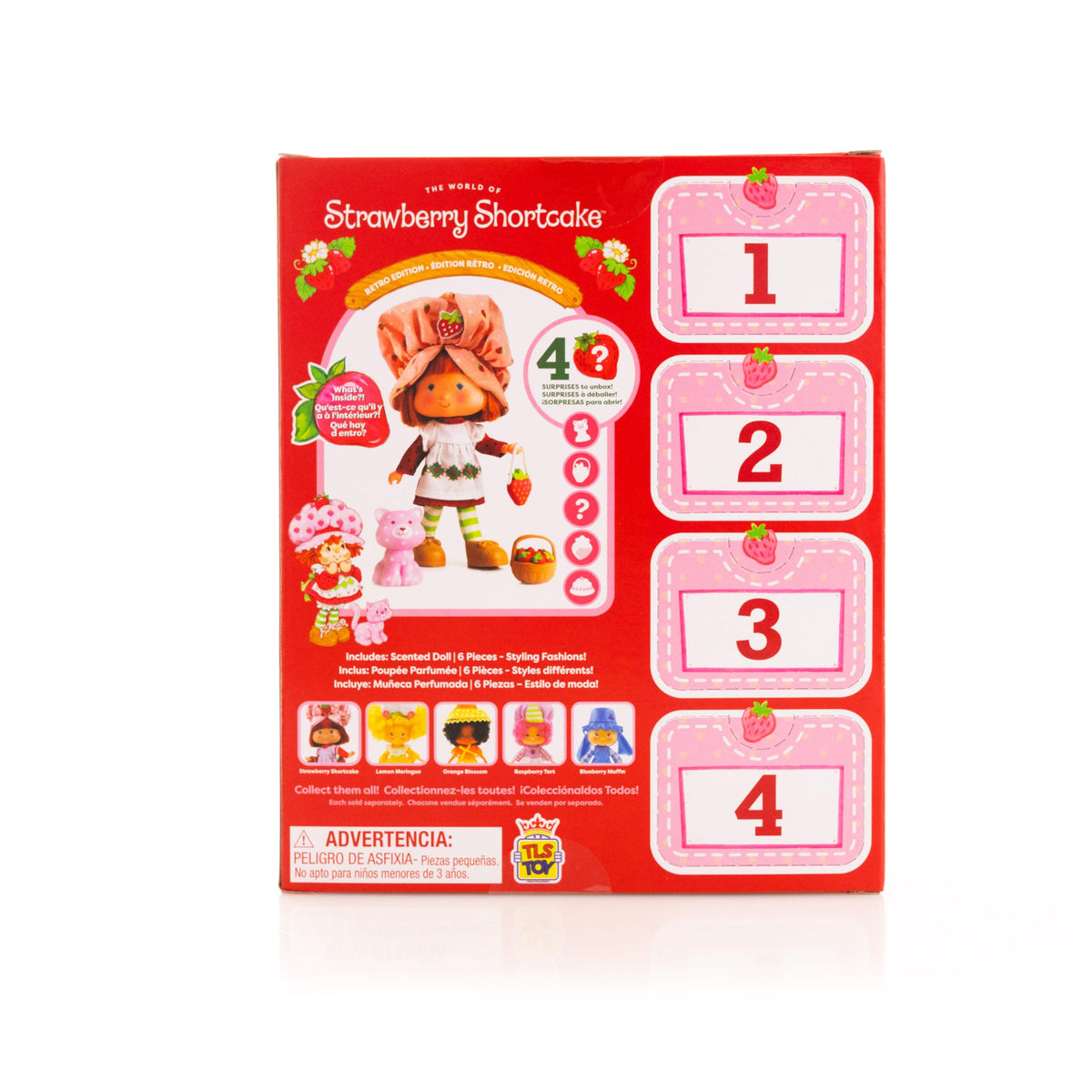 The Loyal Subjects Strawberry Shortcake 5.5-Inch Poseable Limited Edition Doll – Sweet Scented Hair and 29 Articulation Points