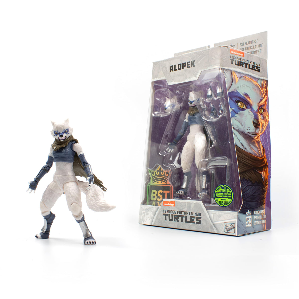 The Loyal Subjects TMNT Alopex 5-Inch BST AXN IDW Inspired Action Figure