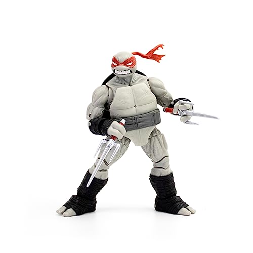 The Loyal Subjects TMNT BST AXN 5-Inch 4-Pack – Black & White Comic-Inspired Figures
