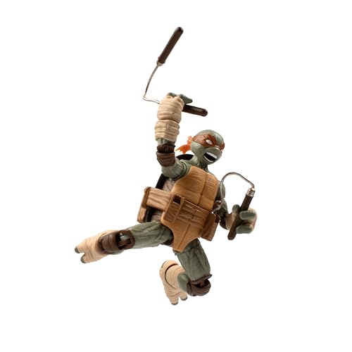 The Loyal Subjects TMNT BST AXN v2 Michelangelo Figure & Limited Edition IDW Comic Set