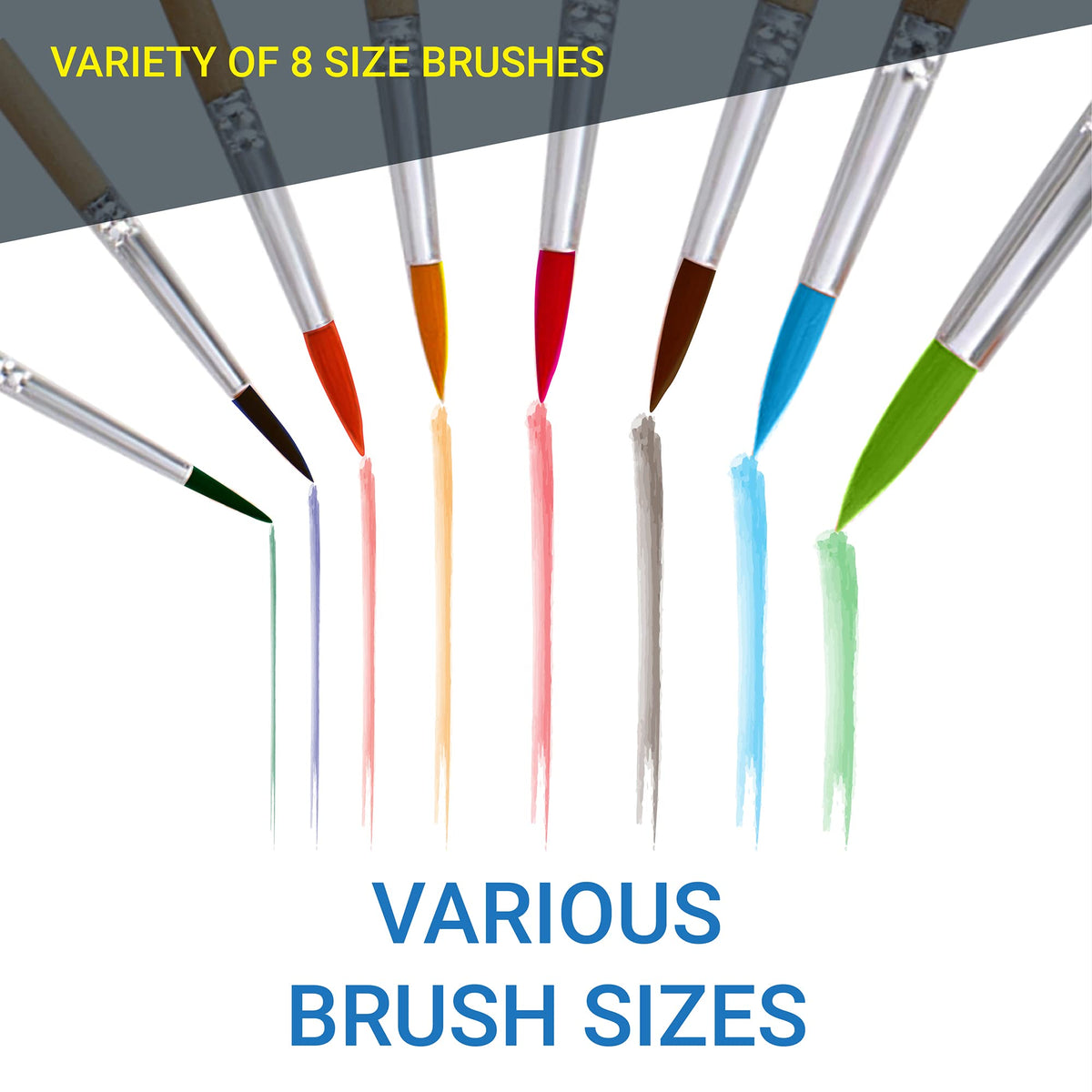 The Mega Deals Watercolor Paint Set for Kids – 16 Colors, 50-Sheet Paper Pad, 8 Brushes