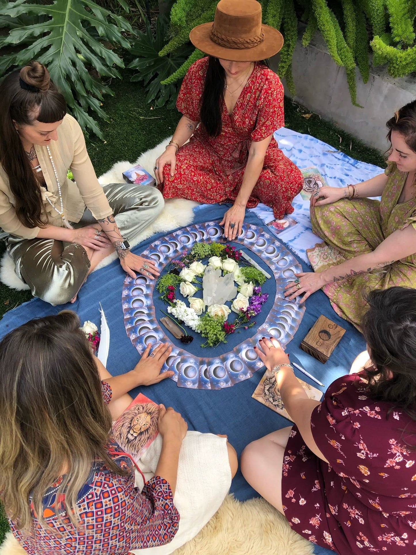 The Moon Deck: Eco-Printed Premium Oracle Set — 44 Cards with Guidebook for Intuition, Self-Love, and Emotional Wellness