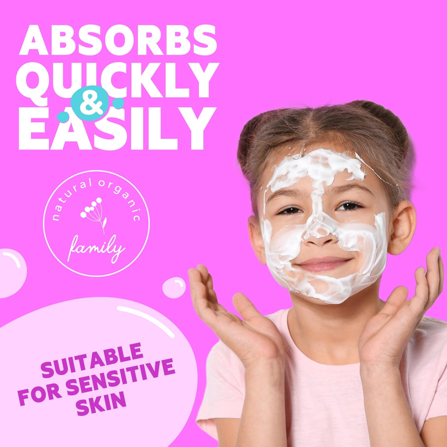 Kid Face Sunscreen Moisturizer SPF 30 – Mineral, Reef-Safe with Zinc Oxide & Niacinamide | The Natural and Organic Family