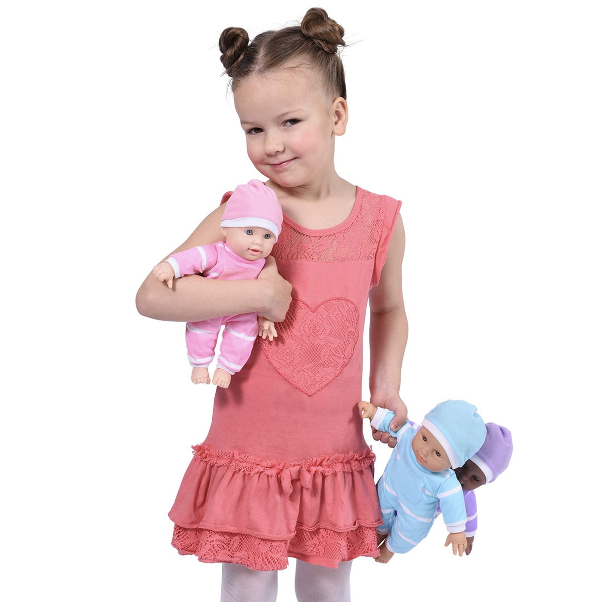 The New York Doll Collection 11-Inch Soft Body Baby Doll in Gift Box – Pacifier Included