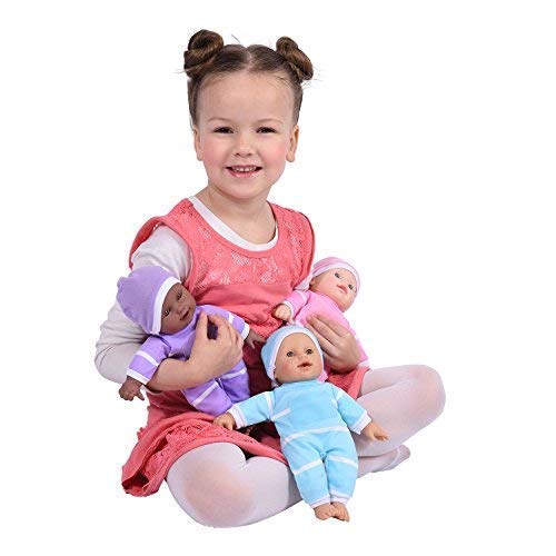 The New York Doll Collection 11in Soft Body Baby Doll – Gift Boxed with Pacifier
