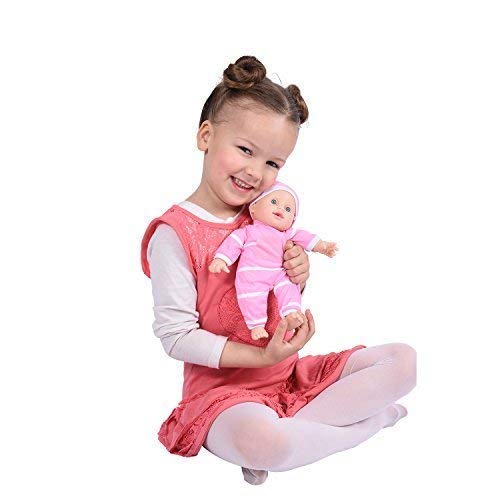 The New York Doll Collection 11in Soft Body Baby Doll – Gift Boxed with Pacifier