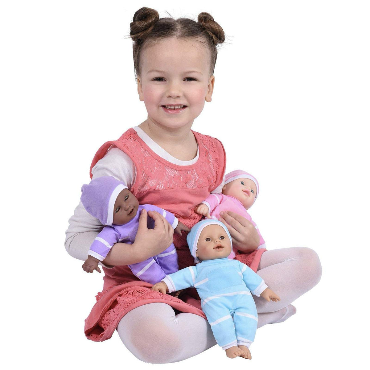 The New York Doll Collection 11 Inch Soft Body Baby Doll – Gift Box with Pacifier Included