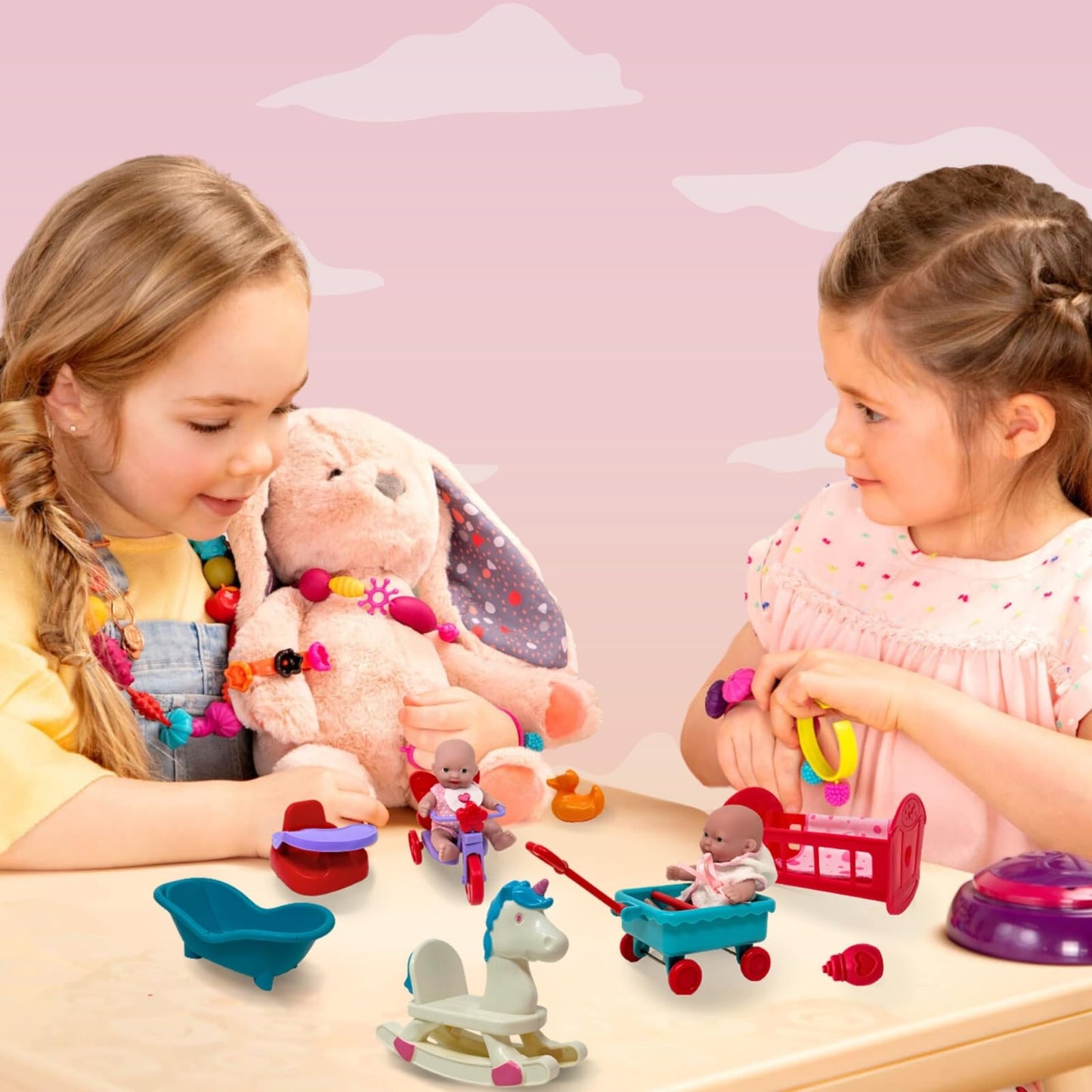 The New York Doll Collection Mini Baby Doll Set – 15pc 5-Inch Doll Play Pack with Accessories