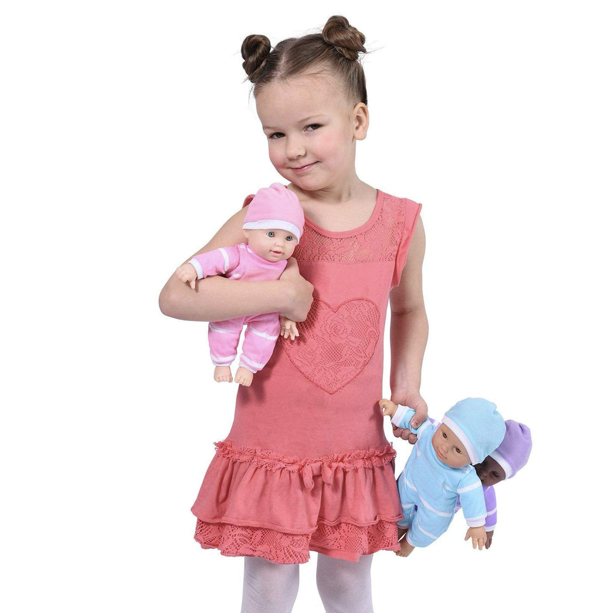 The New York Doll Collection 11 Inch Soft Body Baby Doll – Gift Box with Pacifier Included