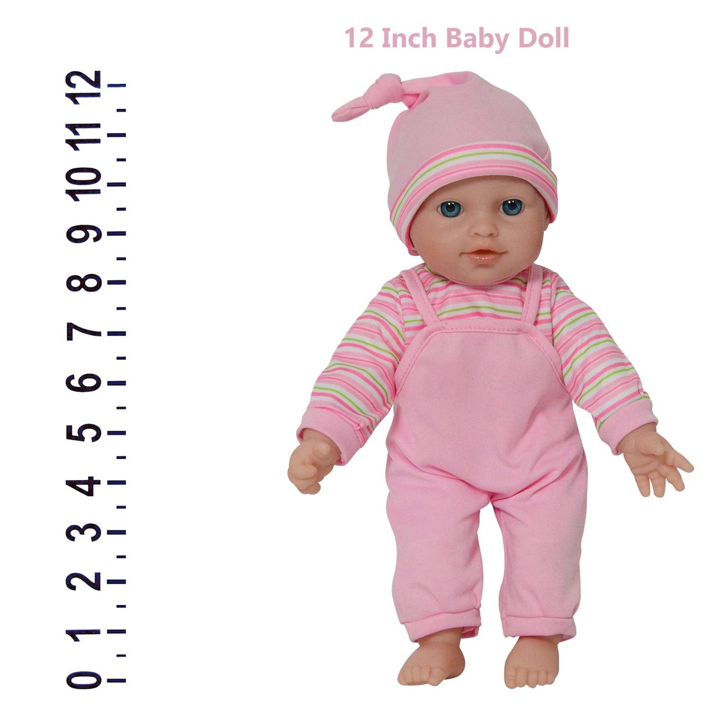 The New York Doll Collection 12-inch Twin Baby Dolls – Soft Body Caucasian Twins