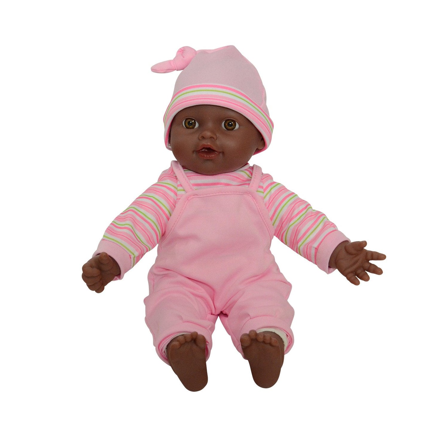 The New York Doll Collection Twin Dolls (African American) – 12-Inch, Washable Outfits, Pacifier
