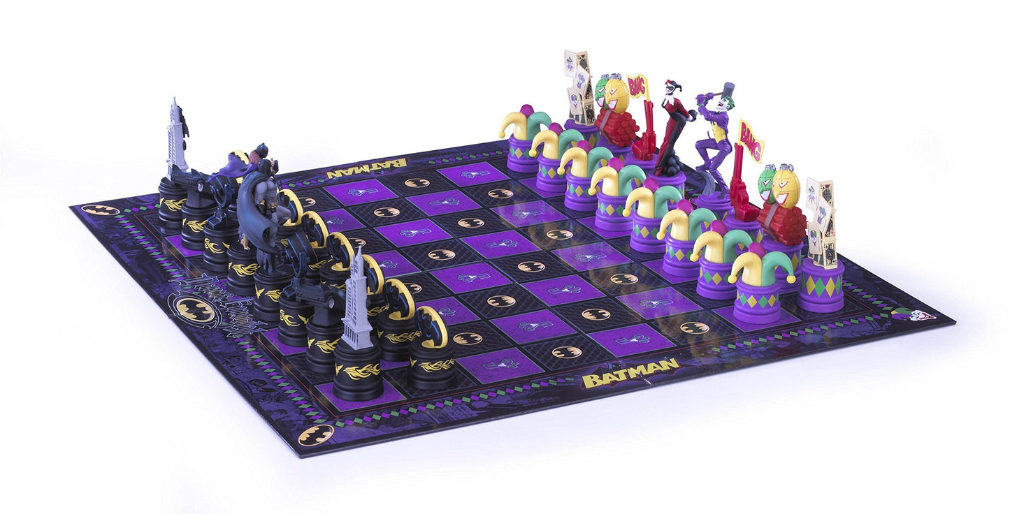 The Noble Collection Batman Chess Set: The Dark Knight vs The Joker | Officially Licensed