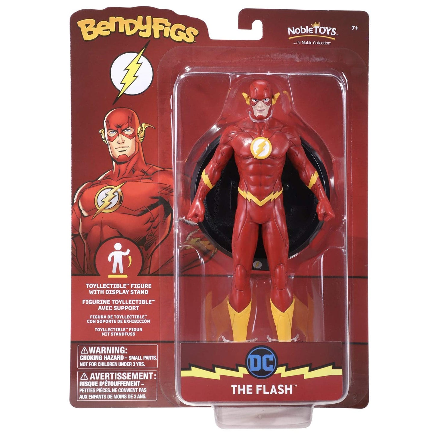 The Noble Collection BendyFigs Flash 19 cm – Bendable DC Comics Figure