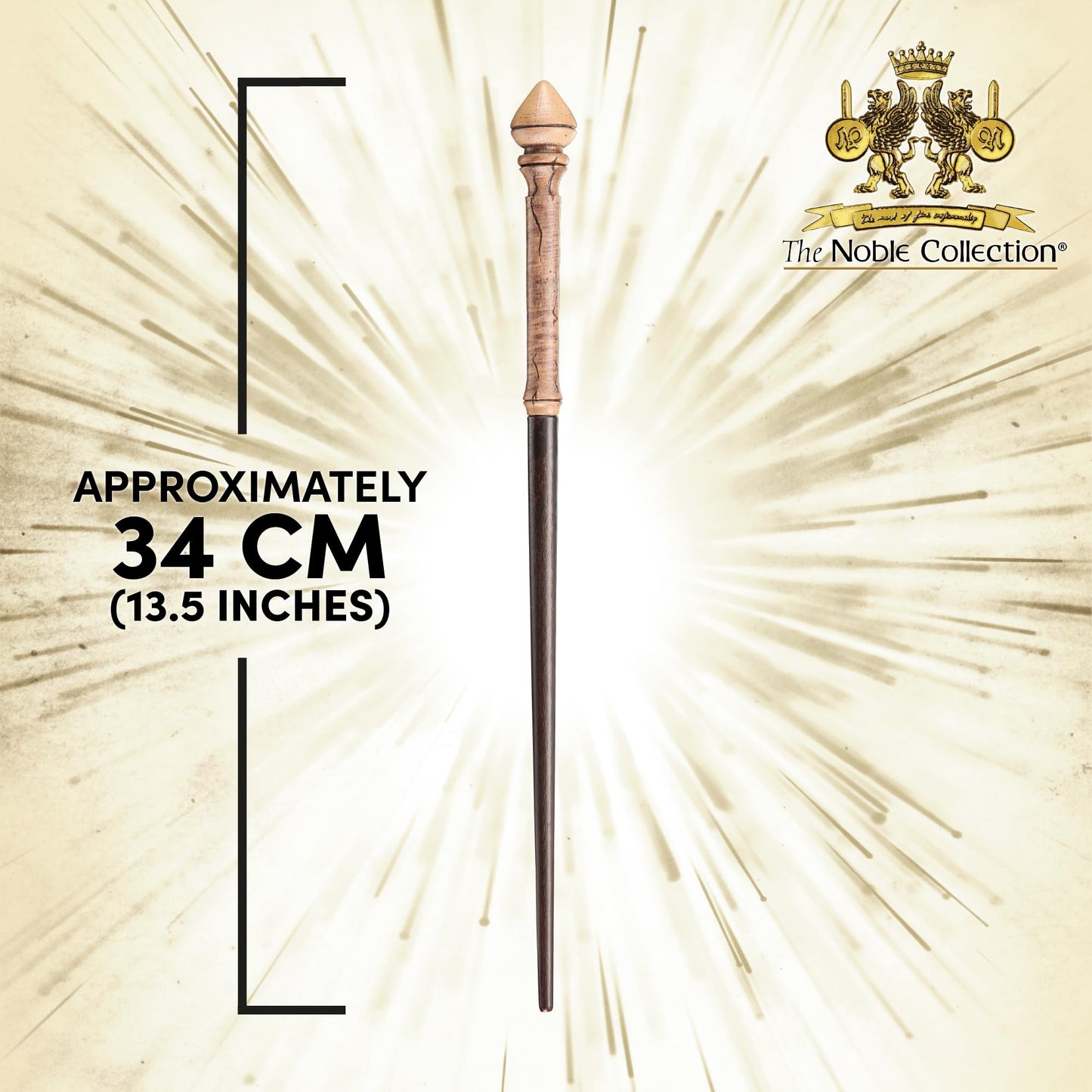 The Noble Collection Hermione Granger First Wand – Film-Accurate Replica in Ollivander Box