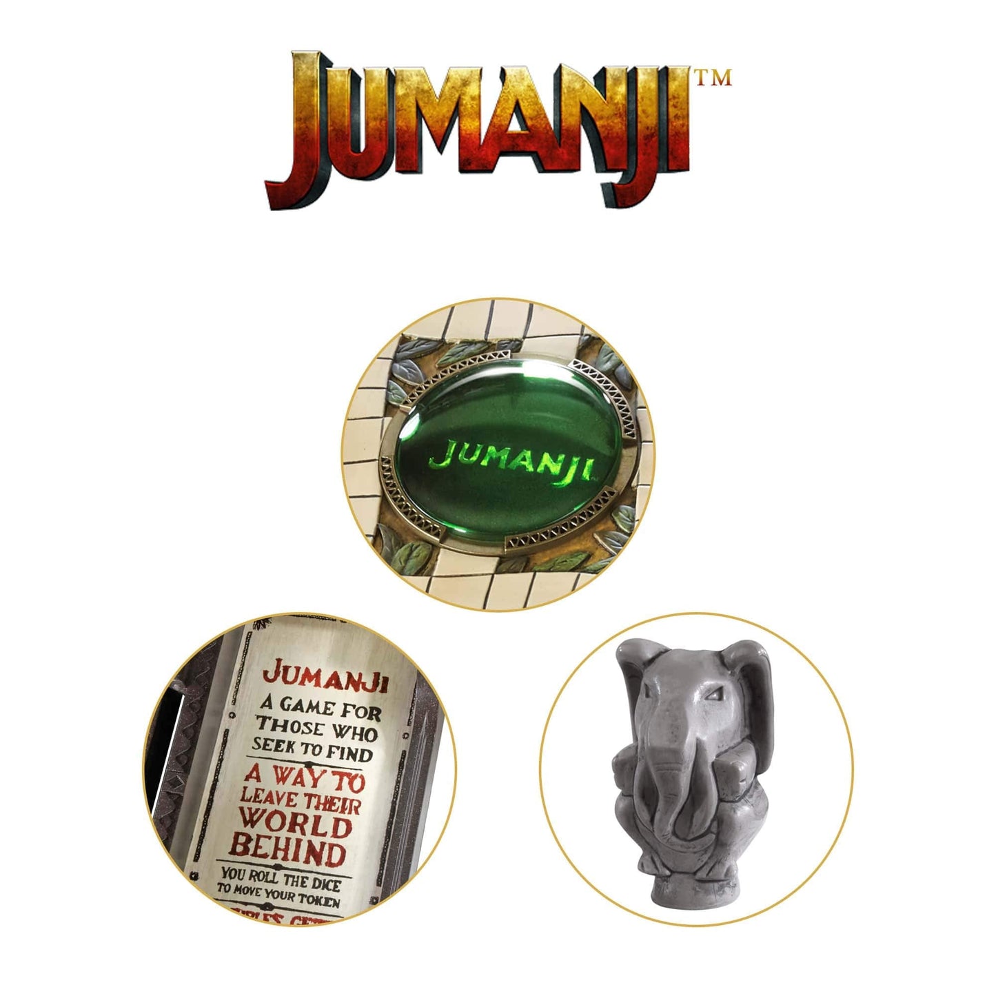 The Noble Collection Jumanji Board Game Collector Replica – Officially Licensed