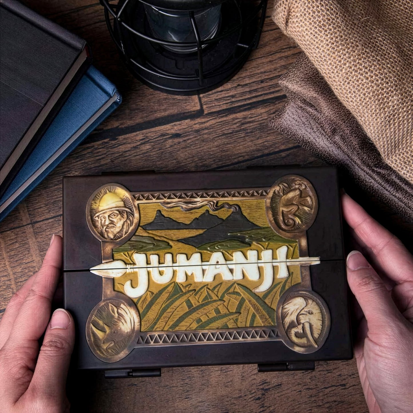 The Noble Collection Jumanji Miniature Electronic Game Board – Officially Licensed