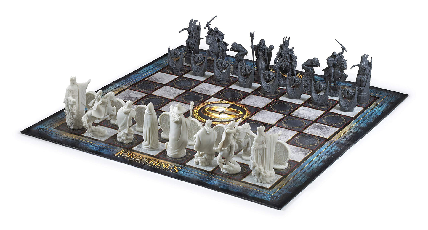 The Noble Collection Lord of the Rings Chess Set: Battle for Middle-Earth – Premium Collectible Strategy Game