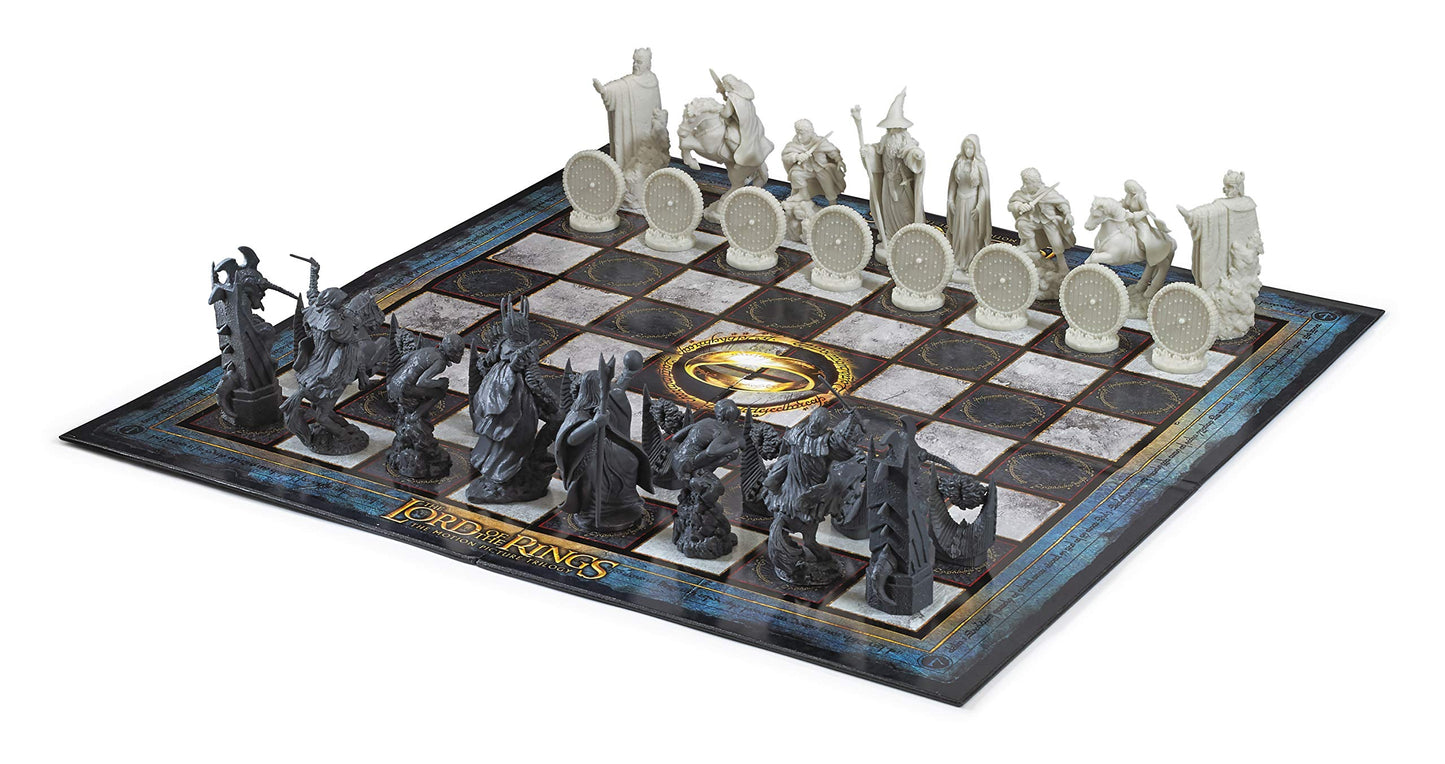 The Noble Collection Lord of the Rings Chess Set: Battle for Middle-Earth – Premium Collectible Strategy Game