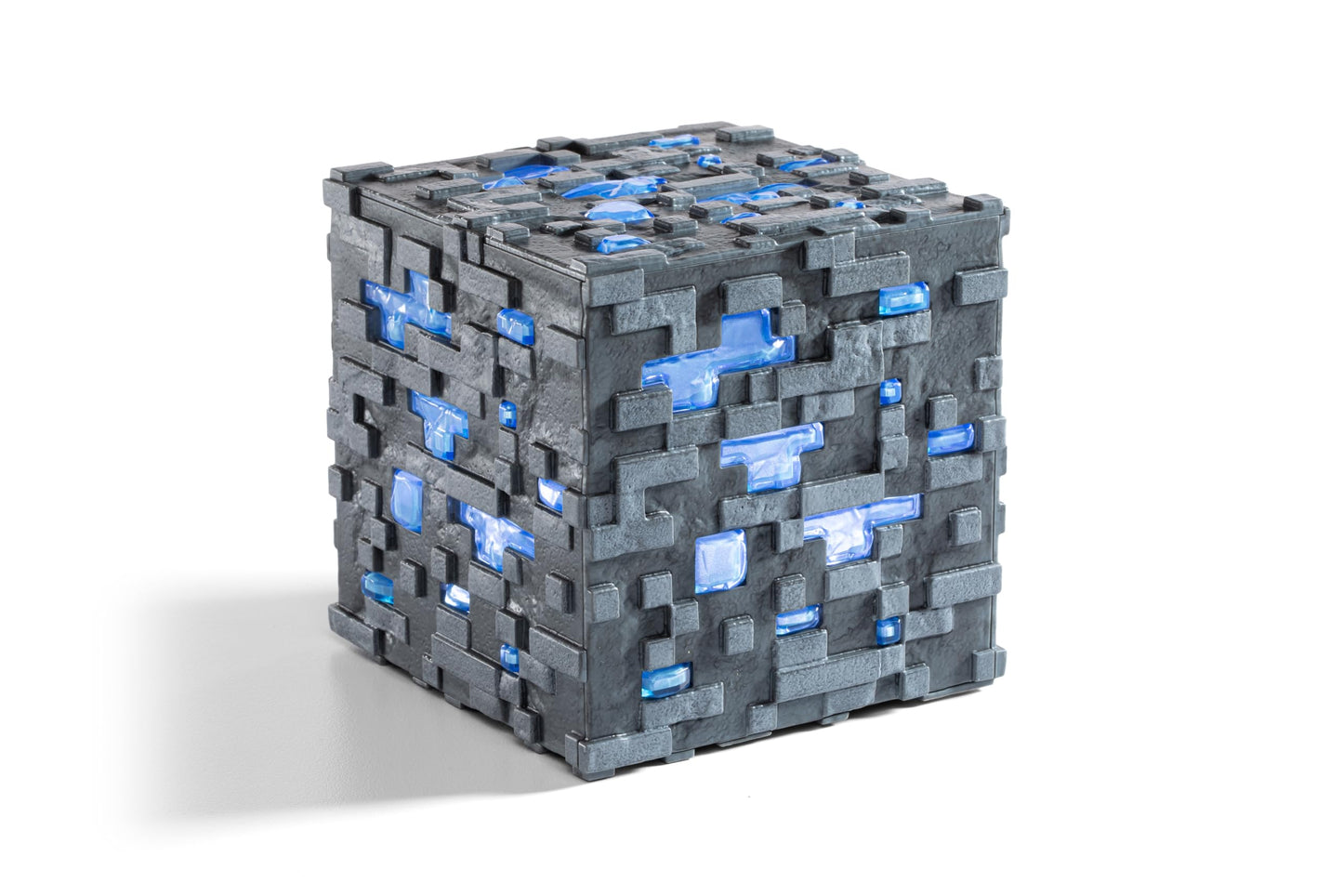 The Noble Collection Minecraft Diamond Ore Illuminating Collector Replica | Light-Up Diamond Block