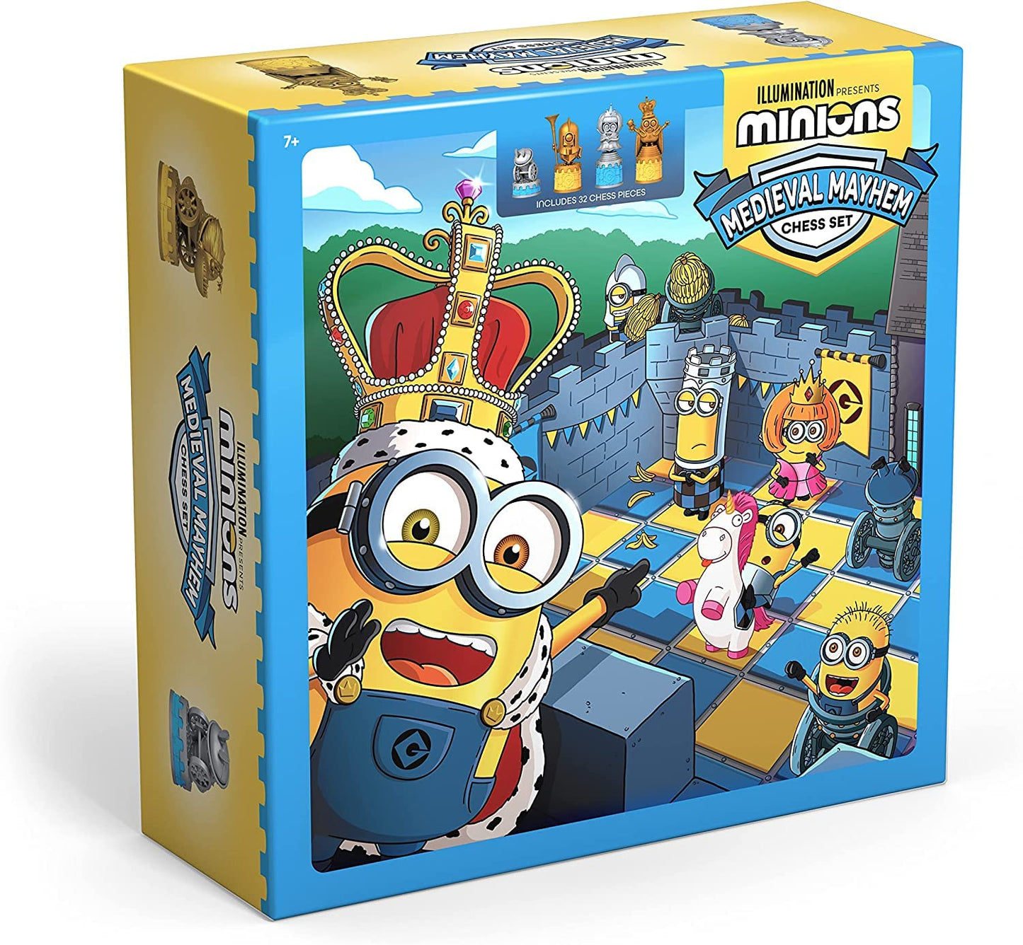 The Noble Collection Minions Chess Set – 32 Oversized Pieces on an 18.5-Inch Board