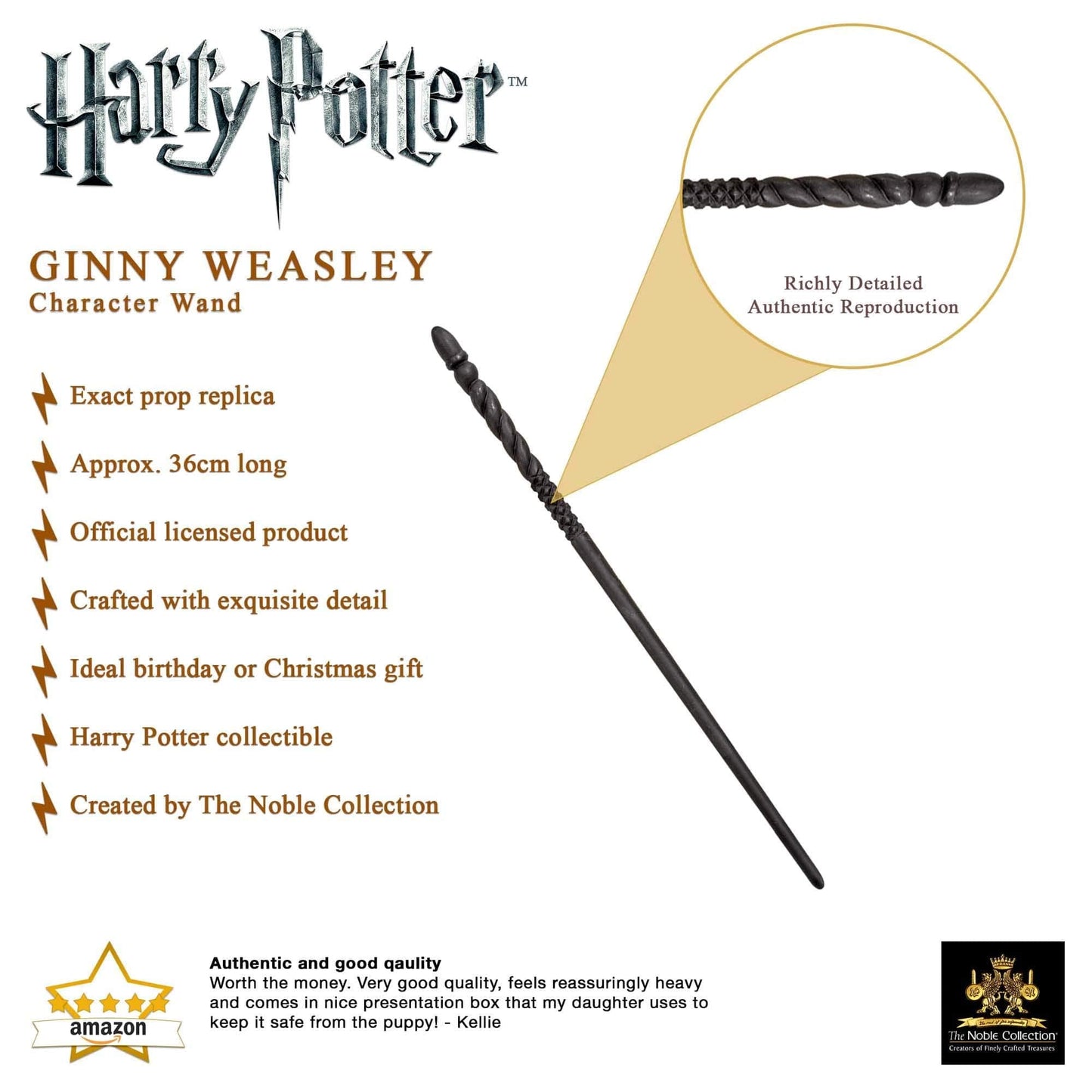 Ginny Weasley Wand | The Noble Collection Officially Licensed Collectible