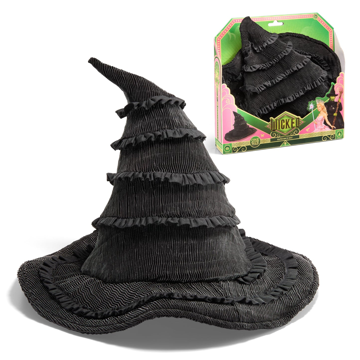 The Noble Collection Wicked Elphaba's Hat - Youth Size | Authentic Oz Cosplay