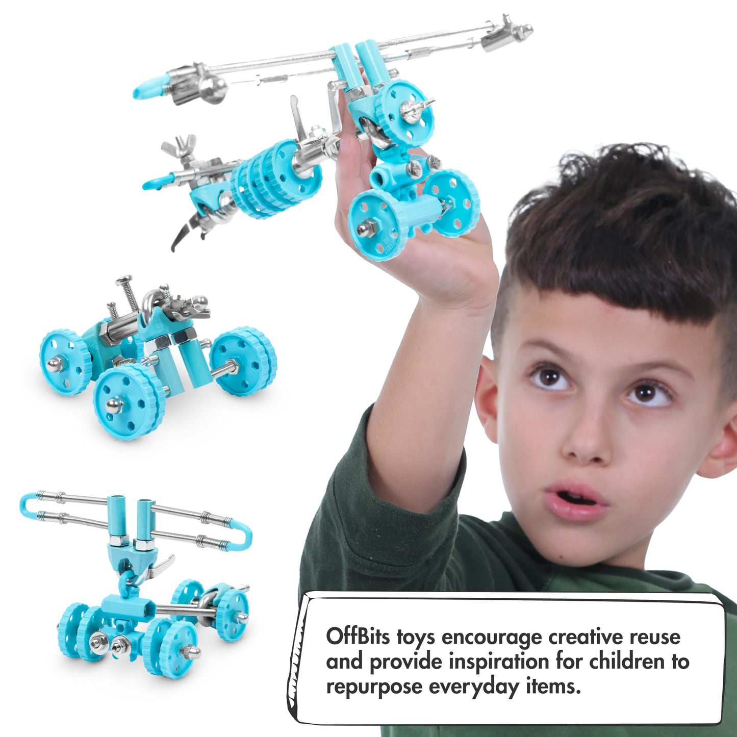 The OFFBITS AirBit – Build Your Own Airplane STEM Kit for Kids 8-12 & Curious Adults