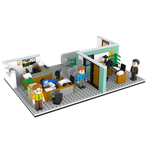 The Office Dunder Mifflin Scranton Branch Construction Set – 369 Pieces | Official Minifigures