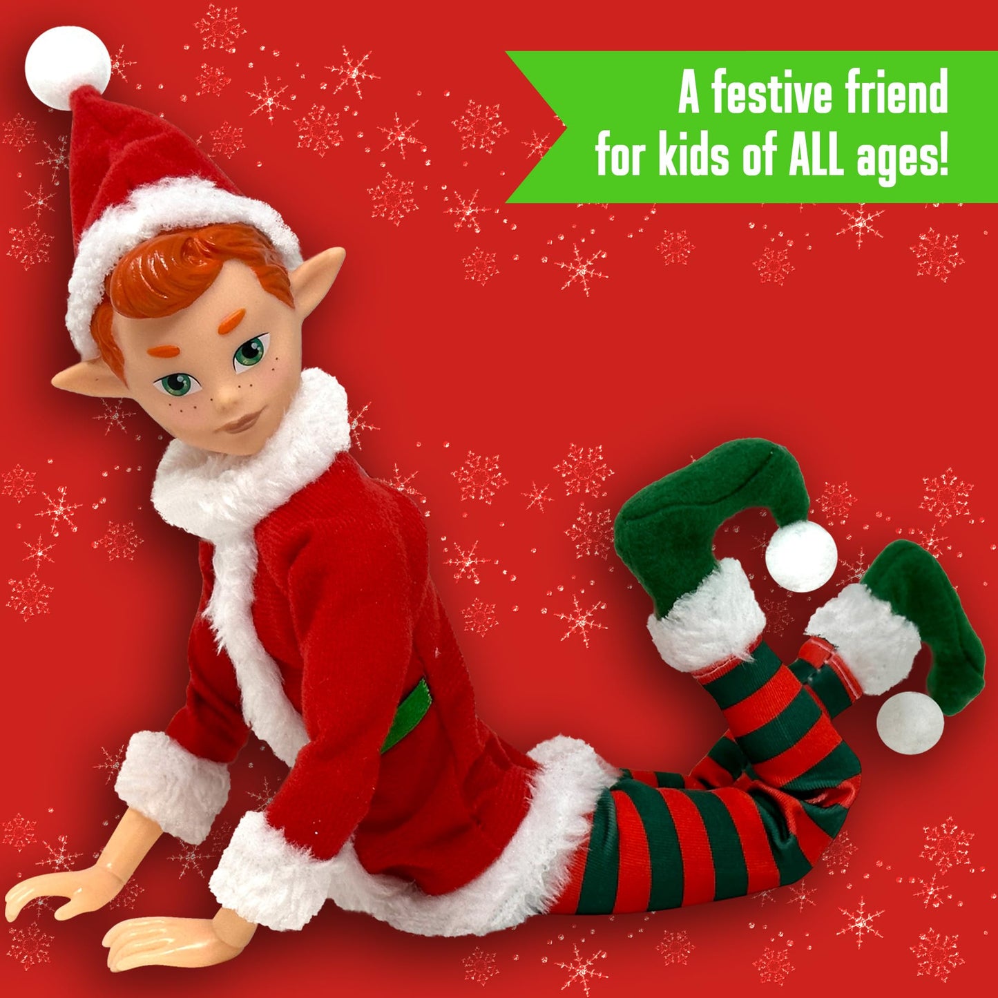 The Original Elf 12-Inch Poseable Christmas Elf Dolls — Decor, Shelf Sitters & Gifts