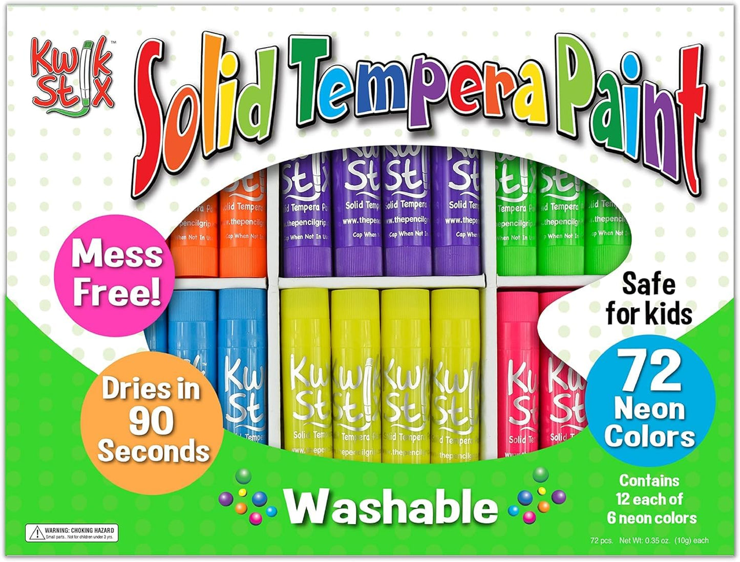 Kwik Stix Neon 72-Color Set (Original Size) – The Pencil Grip