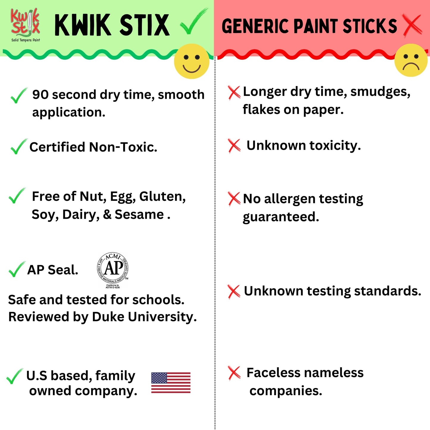 Kwik Stix Tempera Paint – Jewel Tones (10 Colors) | The Pencil Grip