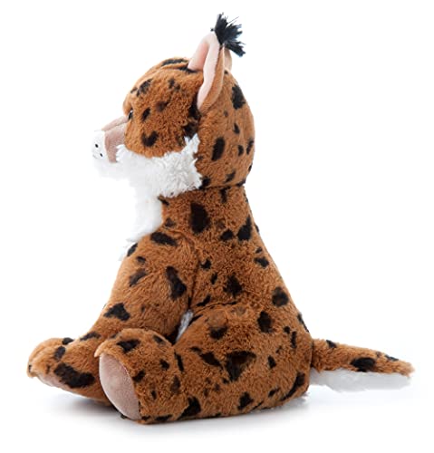 The Petting Zoo Bobcat Stuffed Animal – 12 inch Plush Gift for Kids