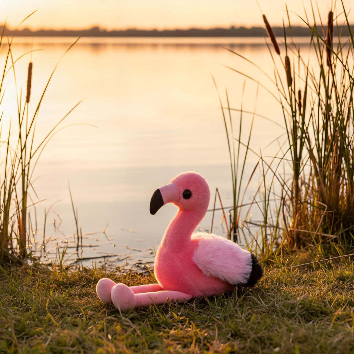 The Petting Zoo Flamingo Plush Toy – 6-Inch Stuffed Animal for Kids
