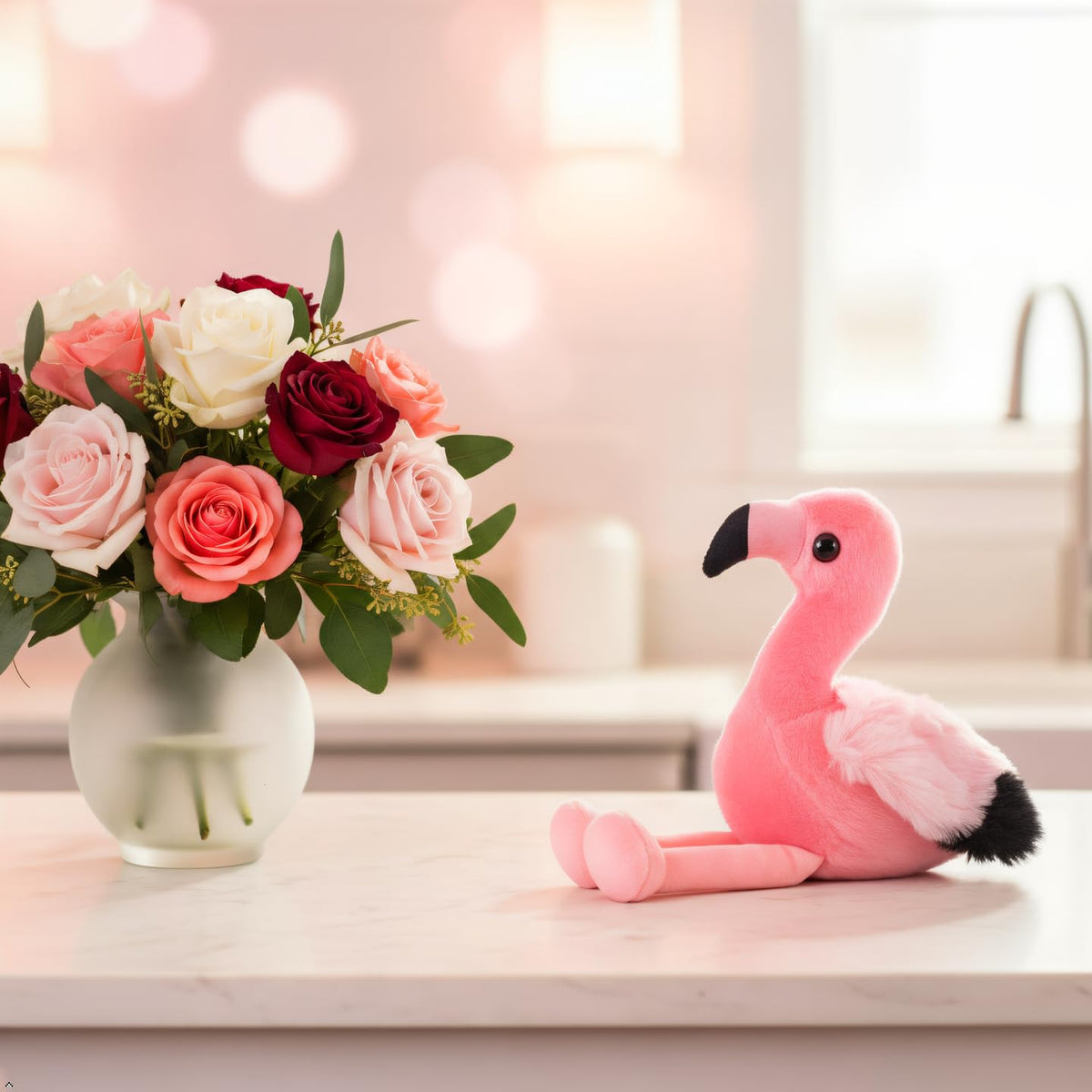 The Petting Zoo Flamingo Plush Toy – 6-Inch Stuffed Animal for Kids