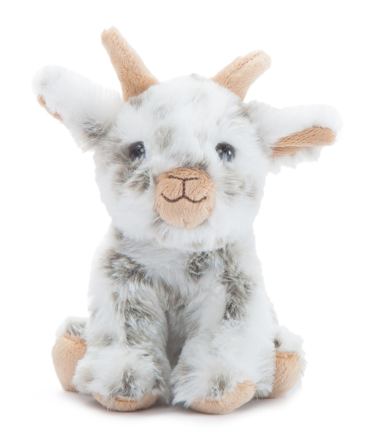 The Petting Zoo Goat Stuffed Animal Plushie — 6-Inch Goat Plush Toy for Kids | Eco-Friendly Farm Gift