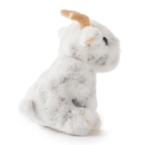 The Petting Zoo Goat Stuffed Animal Plushie — 6-Inch Goat Plush Toy for Kids | Eco-Friendly Farm Gift