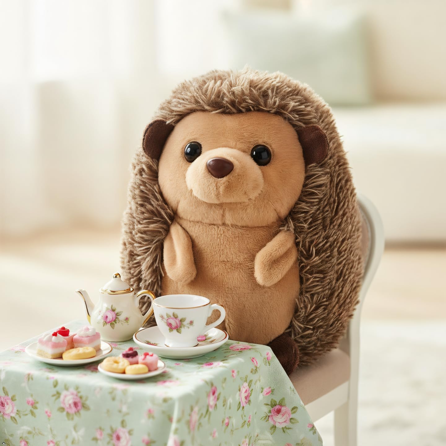 The Petting Zoo Hedgehog Plush Toy — 6-Inch Hedgehog Stuffed Animal, Eco-Friendly Gift