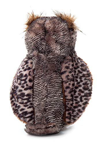 The Petting Zoo Horned Owl Plush Toy – 12-Inch Cuddly Gift for Kids