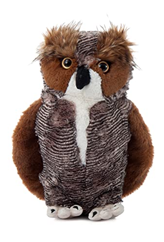 The Petting Zoo Horned Owl Plush Toy – 12-Inch Cuddly Gift for Kids