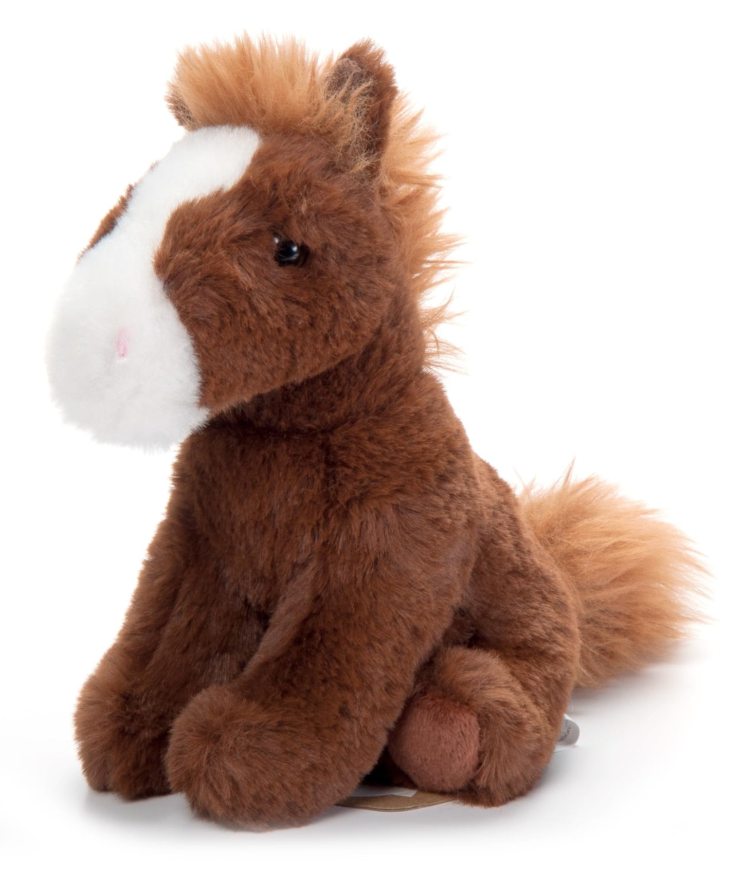 The Petting Zoo Horse Plush Toy – 6-inch Brown Horse, Eco-Friendly Kids Gift