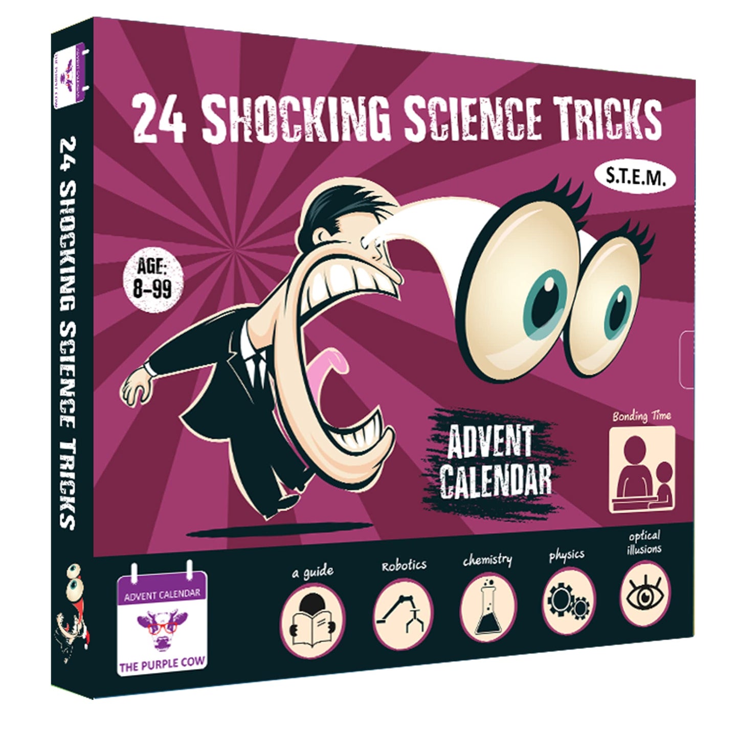 NEW 2025 Advent Calendar SHOCKING SCIENCE by The Purple Cow | 24 Jaw-Dropping Tricks for Kids 8+