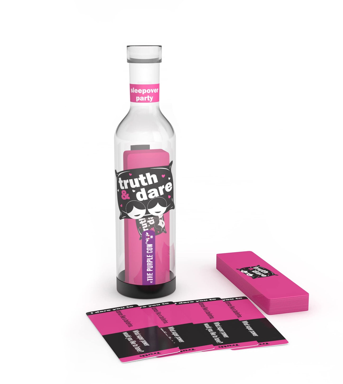 The Purple Cow Sleepover Truth & Dare Card Game — Perfect Party Starter