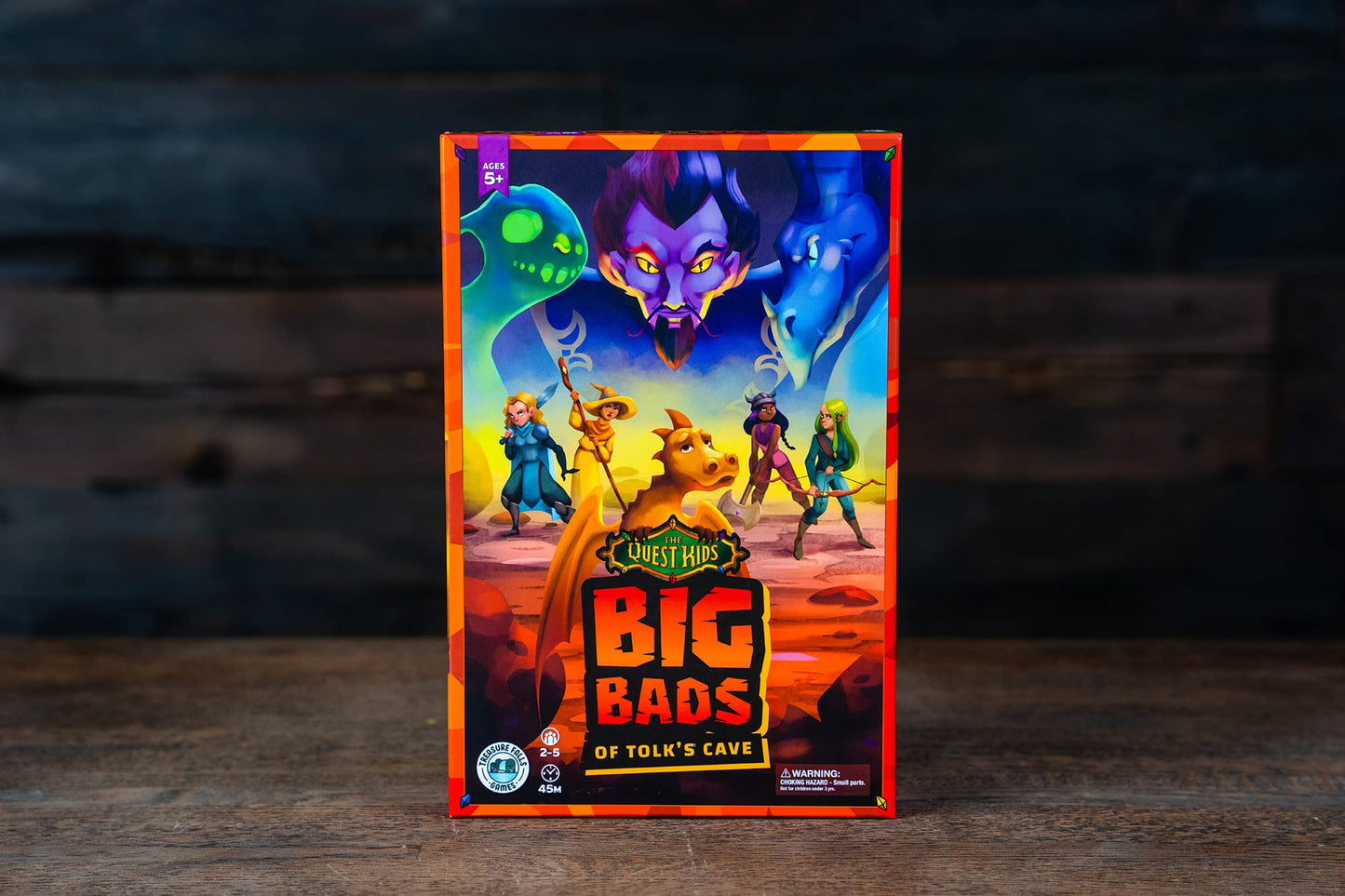 The Quest Kids: The Big Bads of Tolk's Cave – Fantasy Expansion for Kids 5+ | Treasure Falls Games
