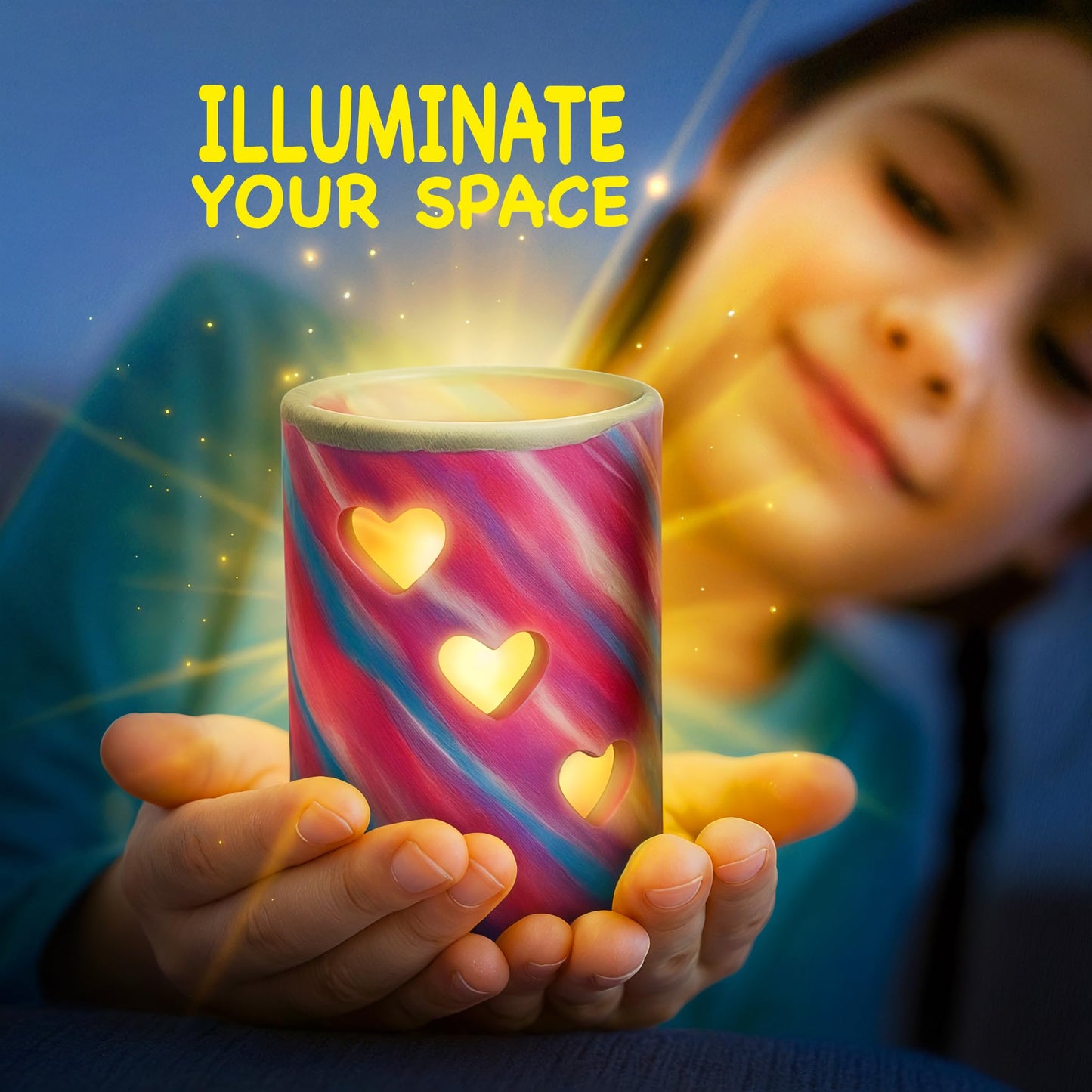 Light-up Clay Lanterns Making Kit by The Scholar Bee | Creative DIY Crafts for Kids 8–14