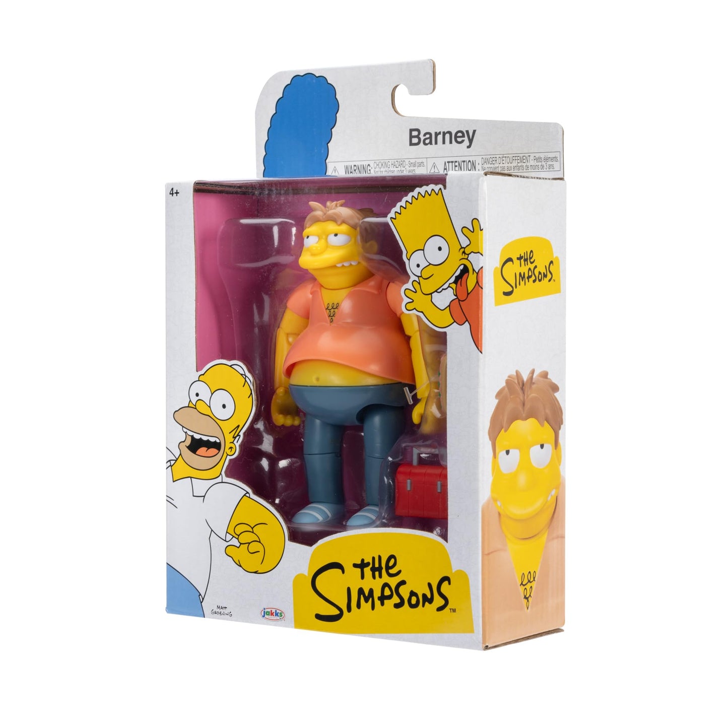 The Simpsons 5-inch Barney Gumble Figure with Sub & Lunch Box – Wave 4