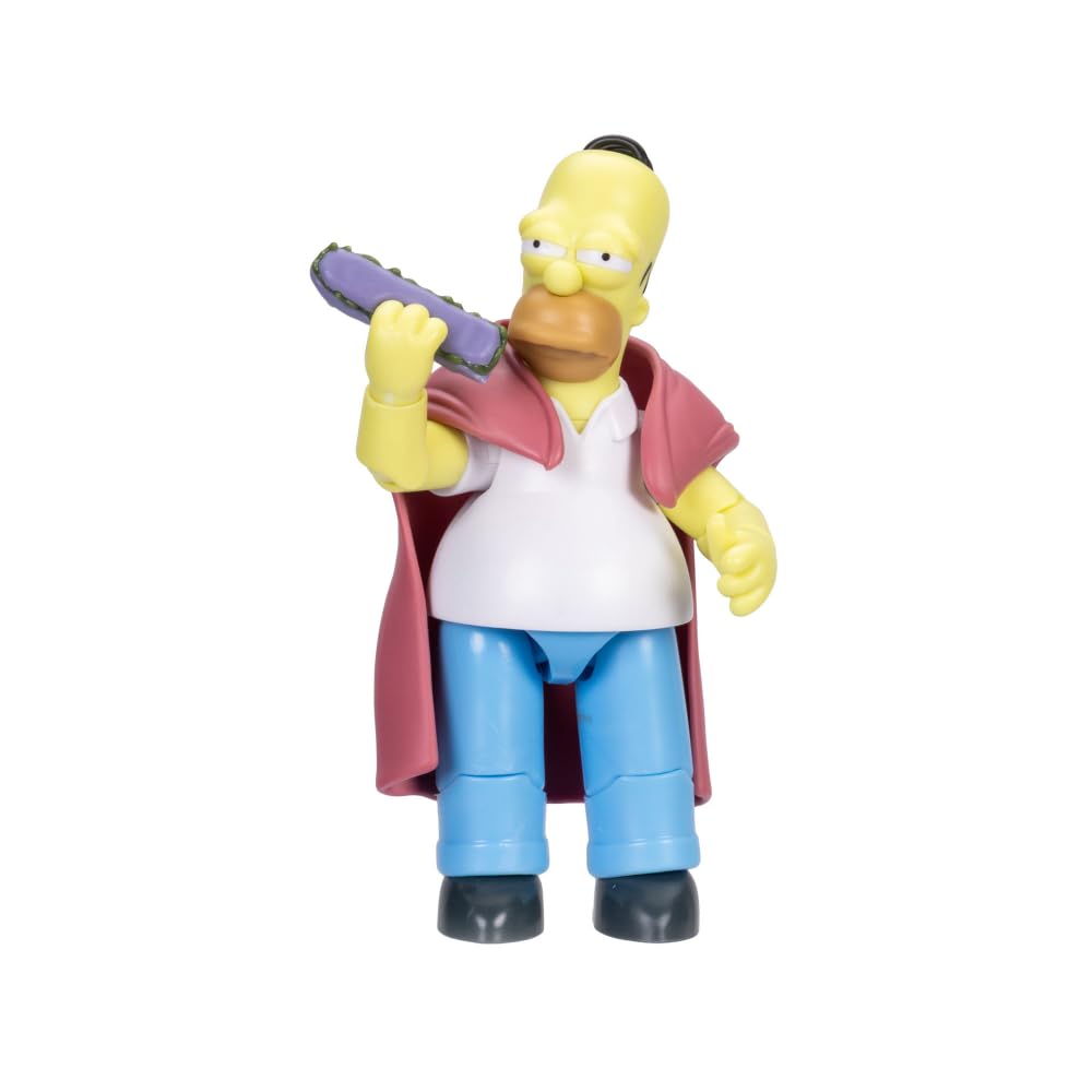 The Simpsons 5-Inch Sick Homer with Hoagie Action Figure | Poseable Collectible