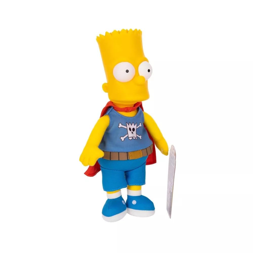The Simpsons Daredevil Bart Plush – Officially Licensed Soft Plush with Sculpted Head