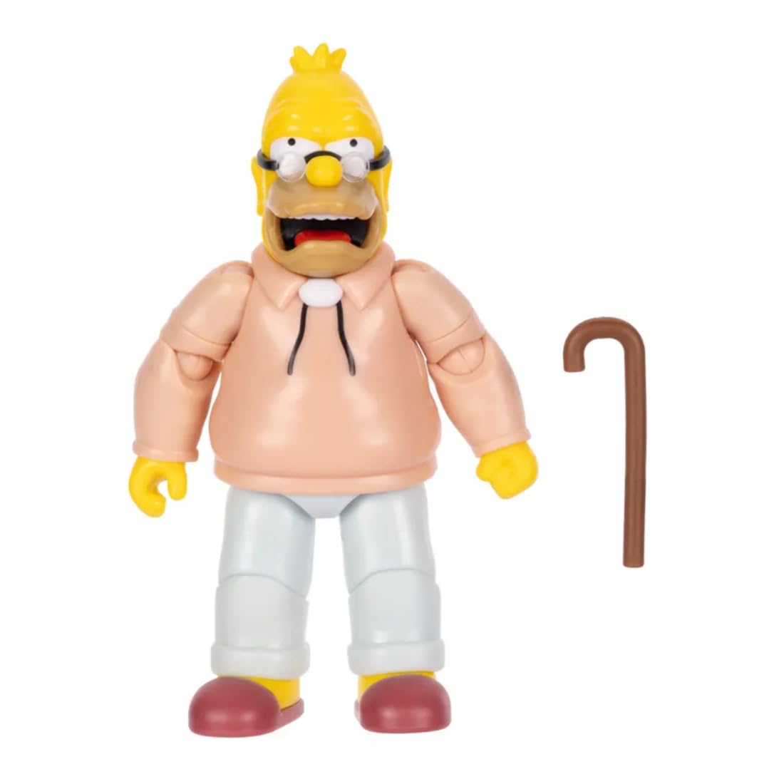 The Simpsons Grampa Simpson 5-Inch Action Figure with Cane | Collectible Toy