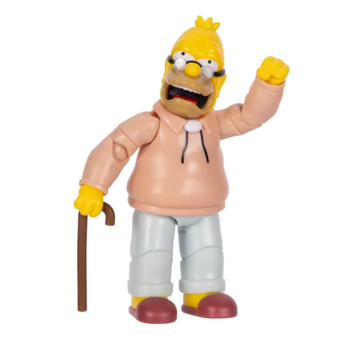 The Simpsons Grampa Simpson 5-Inch Action Figure with Cane | Collectible Toy